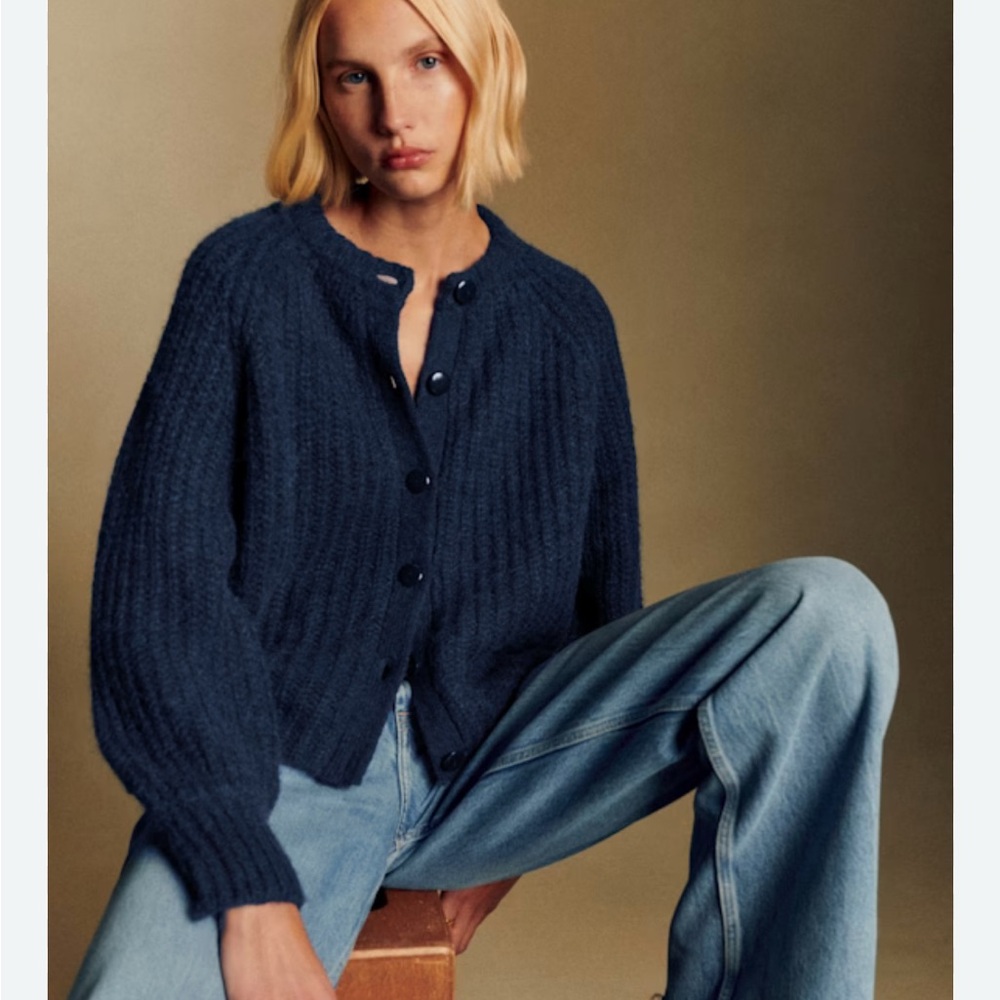 Navy Emile Cardigan